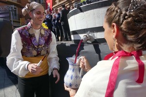 Recogida del primer mosto de la vendimia de 2017 Recogida del primer mosto de la vendimia de 2017