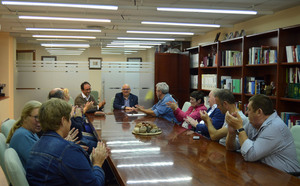 Reunión en la sede del Consejo Regulador de la DOP Cariñena Reunión en la sede del Consejo Regulador de la DOP Cariñena