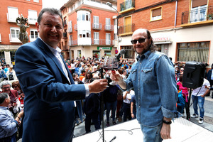 01 Ignacio Casamitjana. presidente de la DOP Cariñena, y Santiago Segura 01 Ignacio Casamitjana. presidente de la DOP Cariñena, y Santiago Segura