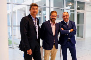 Los responsables de ITAINNOVA, Ángel Fernández; BSV, Pedro Fatás, y Comextic, José Ignacio Goñi Los responsables de ITAINNOVA, Ángel Fernández; BSV, Pedro Fatás, y Comextic, José Ignacio Goñi