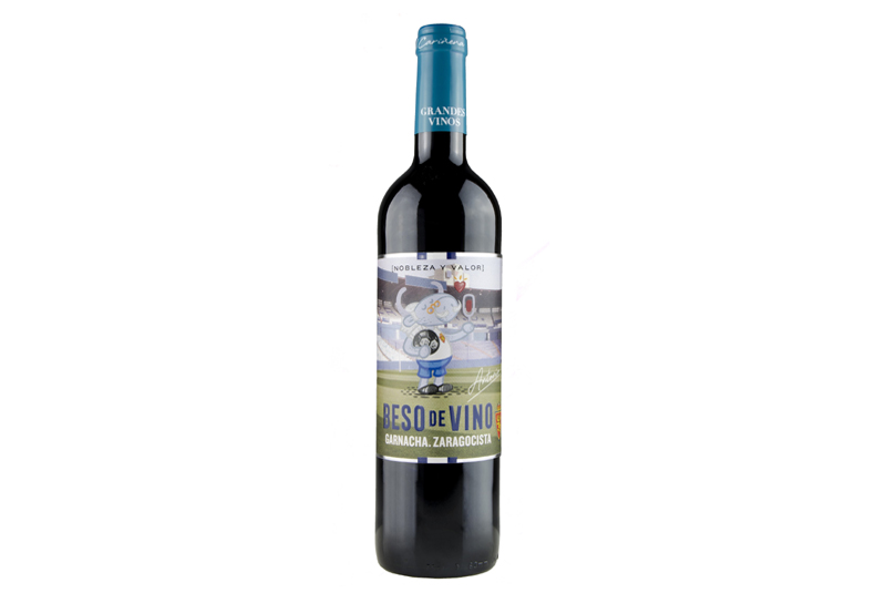 Grandes Vinos y Real Zaragoza presentan el nuevo proyecto Beso de Vino Garnacha Zaragocista