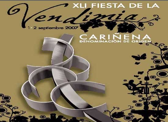 El diseñador aragonés Fernando Gracia ha ganado el IV concurso del cartel anunciador de la fiesta de la vendimia de Cariñena