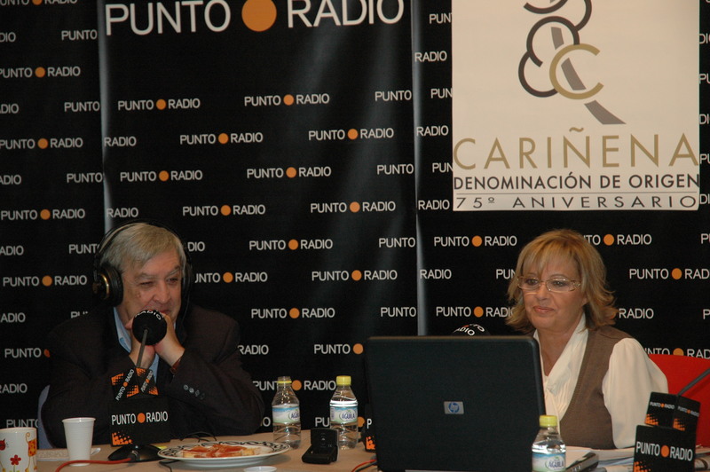 “Protagonistas”, con luis del olmo y maria teresa campos, se emitirá en directo mañana desde el museo del vino de Cariñena