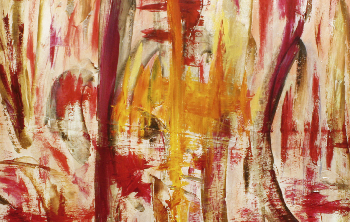 Eduardo cebollada expone sus obras abstractas en el museo del vino de la D.O. Cariñena