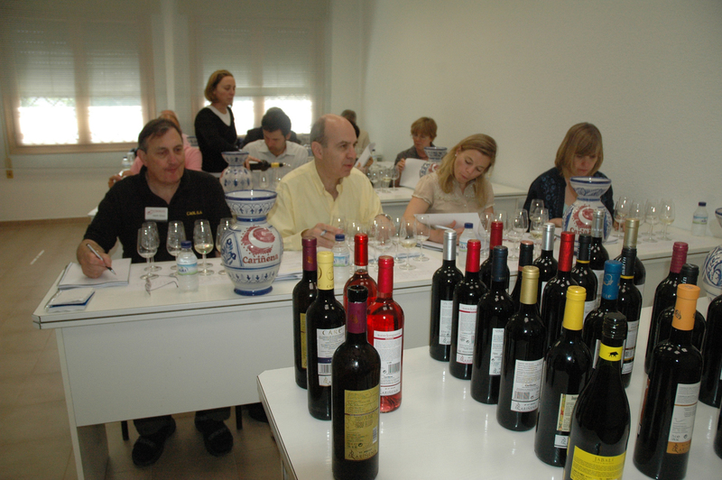 Diez profesores británicos de la wset ahondan en la idiosincrasia de los caldos de Cariñena en una visita a la denominación de origen