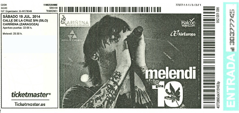 La D.O.P. Cariñena te invita al concierto de melendi