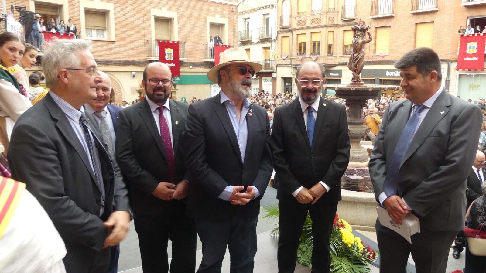 Autoridades en la 56 Fiesta de la Vendimia 2