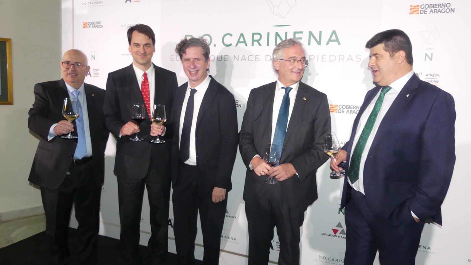 Celebracion del 90o aniversario de la DO Carinena en Madrid con famosos como Gabino Diego