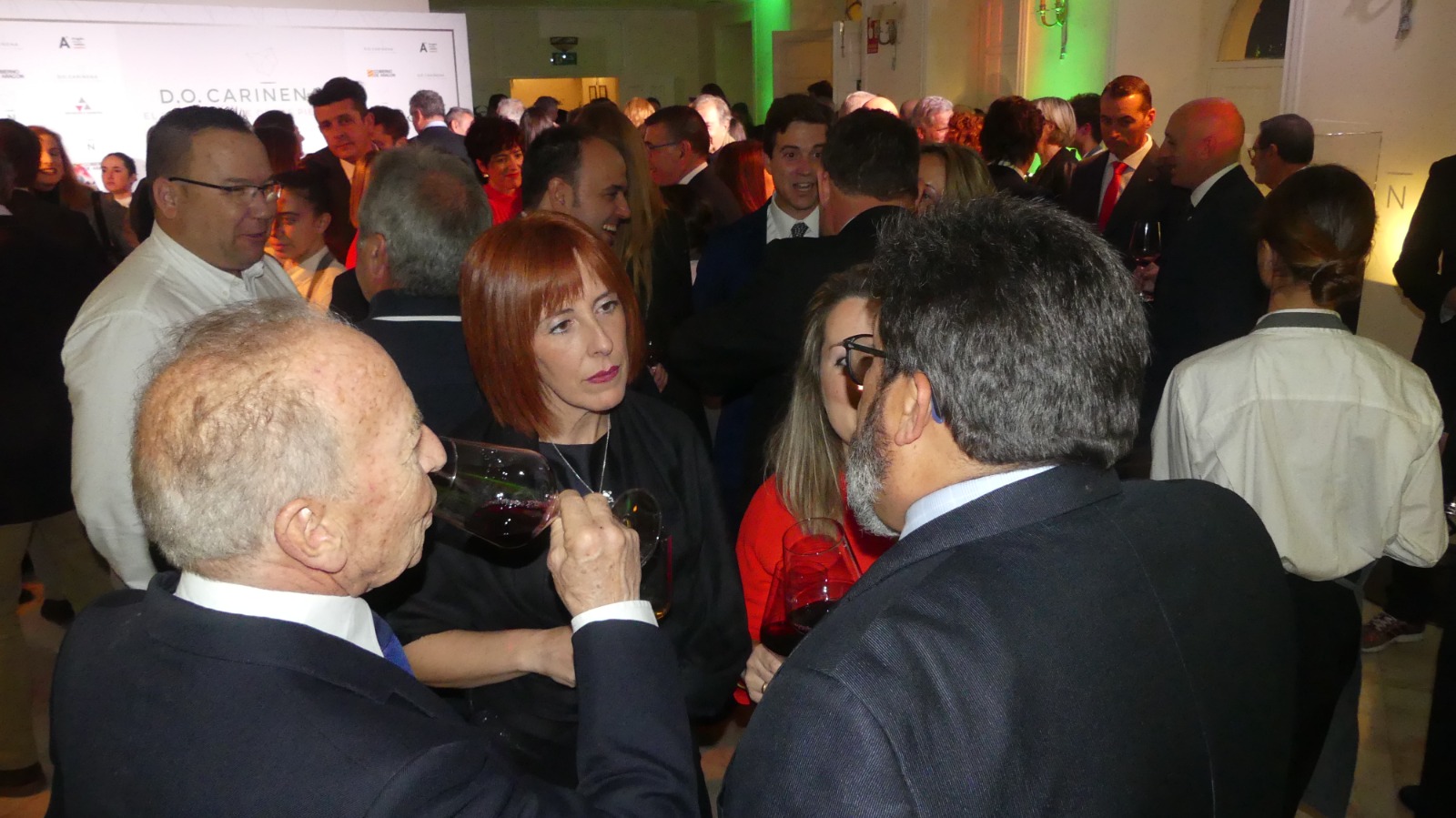 Celebracion del 90o aniversario de la DO Carinena en Madrid. Mas de cien invitados han asistido al acto