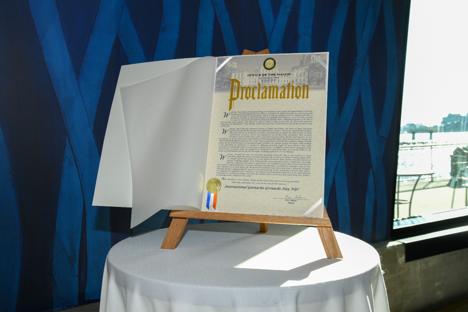 Proclamacion del Dia Internacional de la Garnacha 2