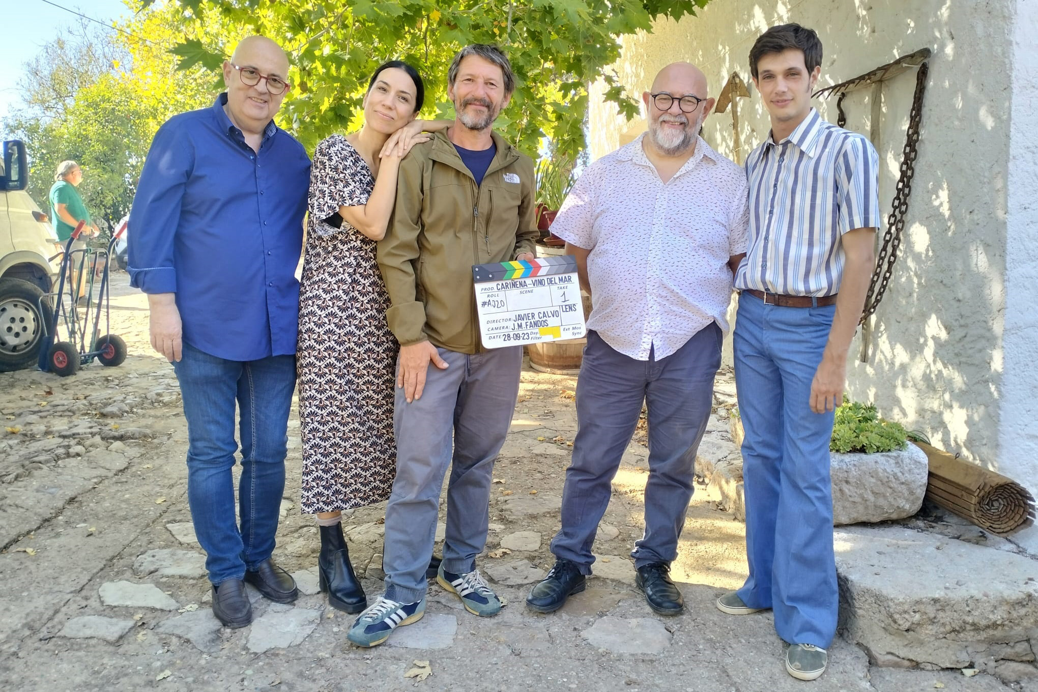 Arranca el rodaje de la película ‘Cariñena, vino del mar’ en los viñedos de la Denominación de Origen