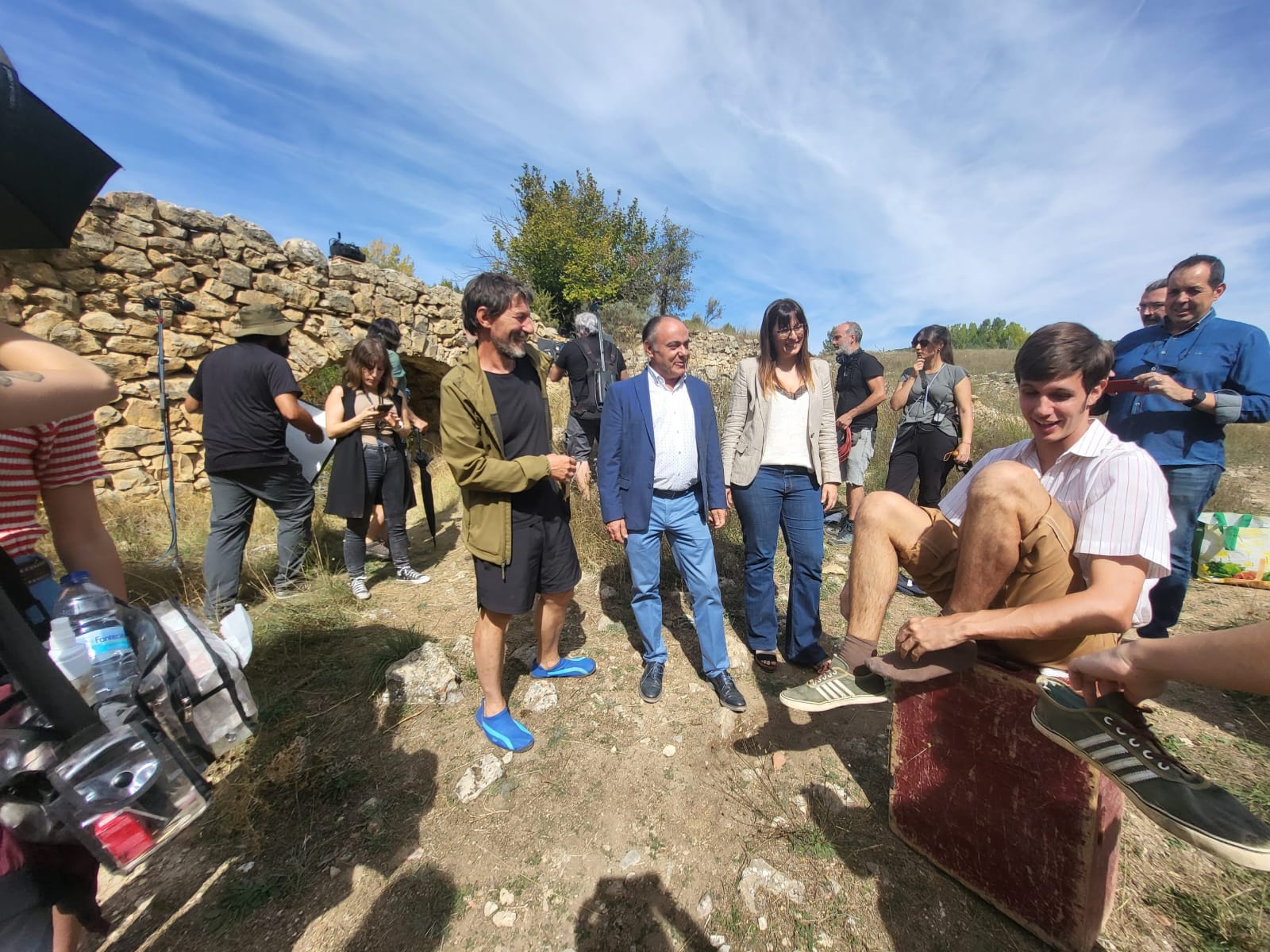 Teruel, escenario de rodaje de «Cariñena, vino del mar»