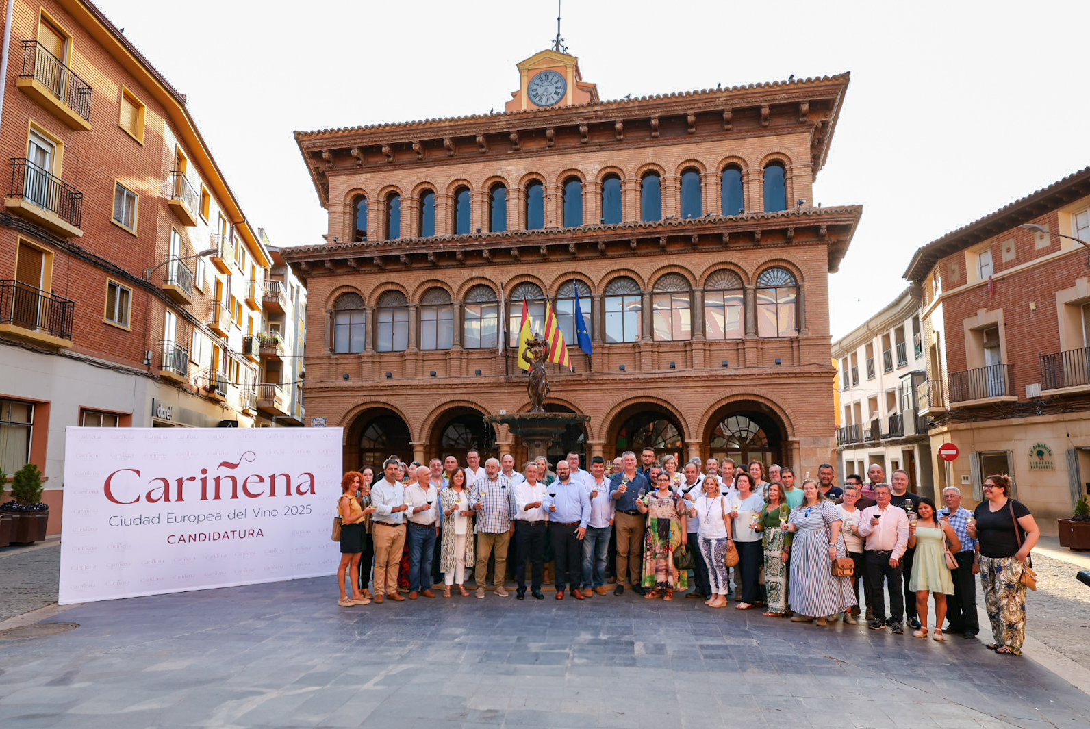 La Diputación de Zaragoza muestra su apoyo a la candidatura de Cariñena a Ciudad Europea del Vino 2025