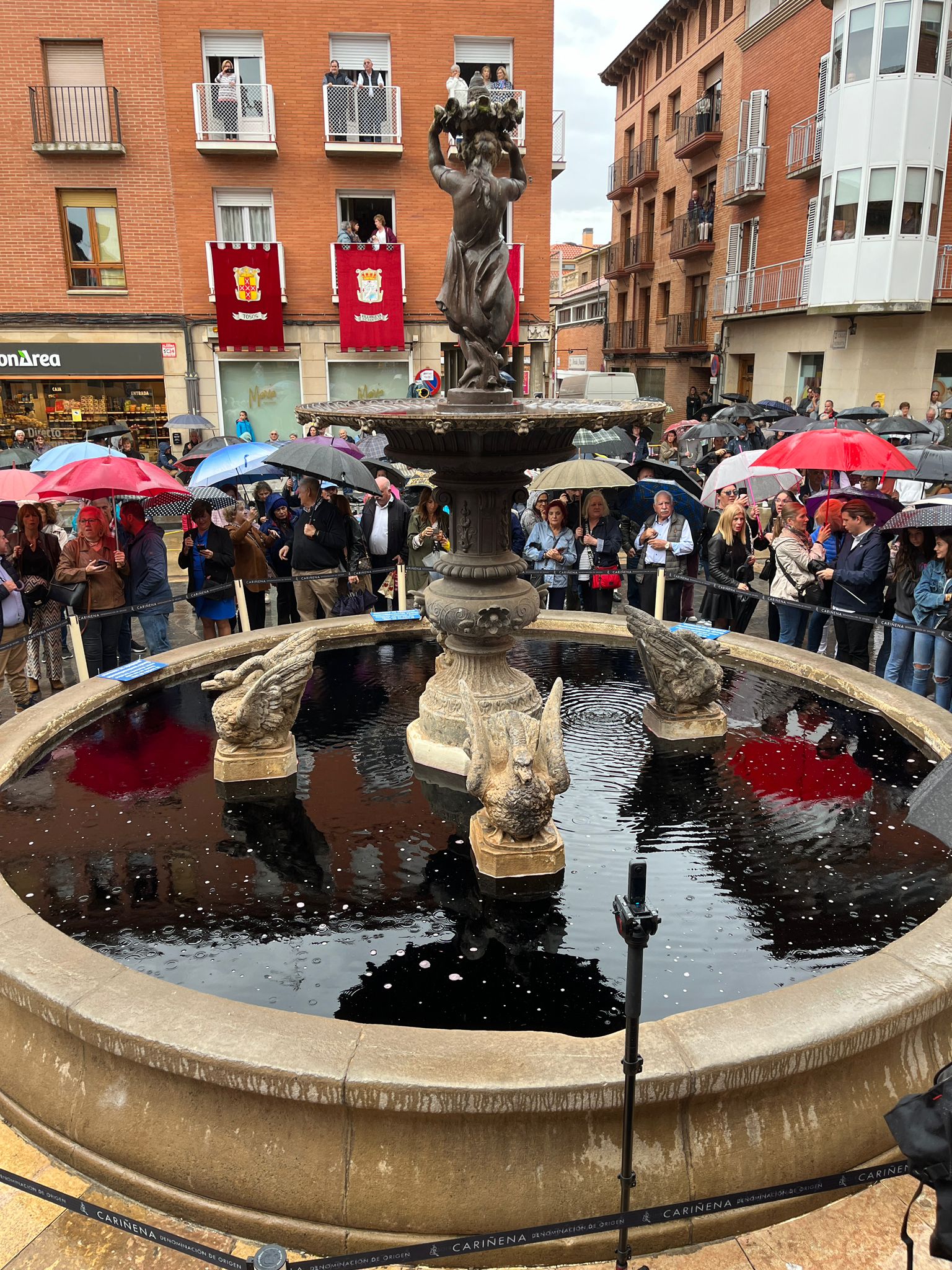 La Fuente de la Mora en primer plano