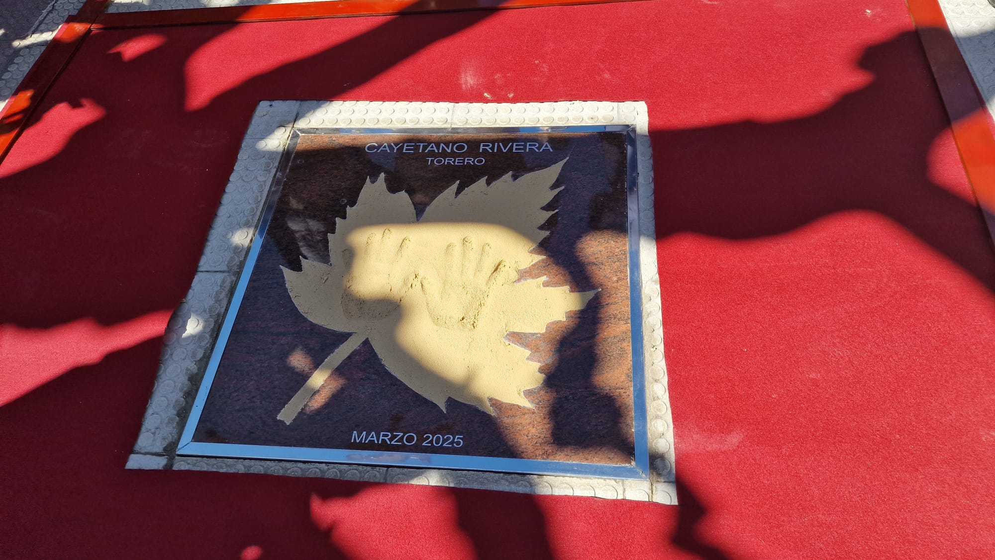 Imposicion de manos de Cayetano en el Paseo de las Estrellas de Carinena 5