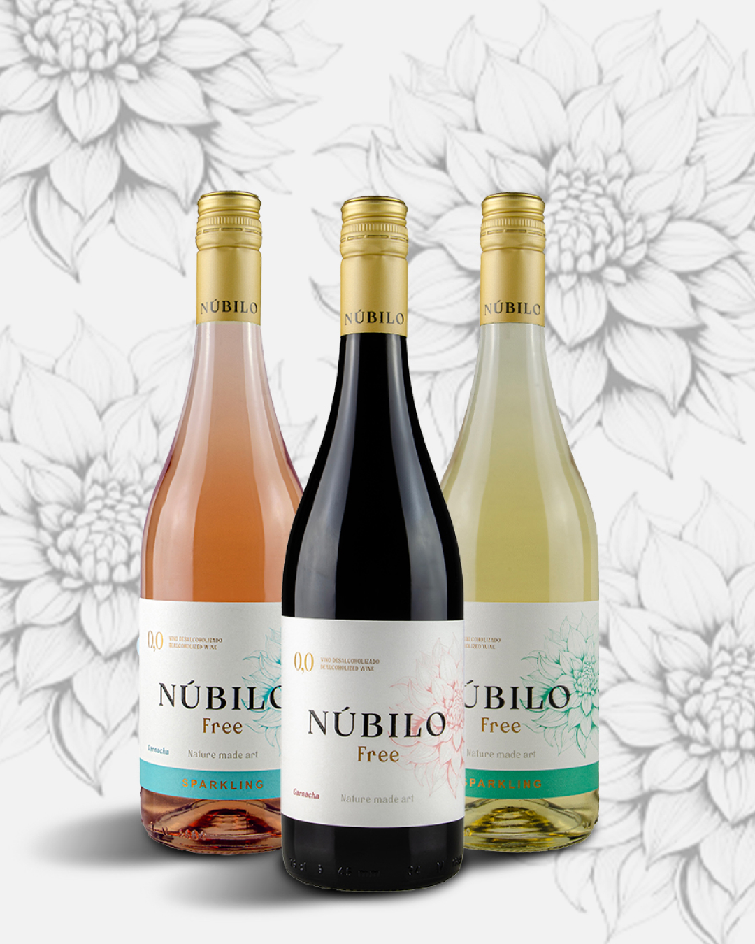 La bodega Grandes Vinos lanza NUBILO tinto rosado y blanco 00 1
