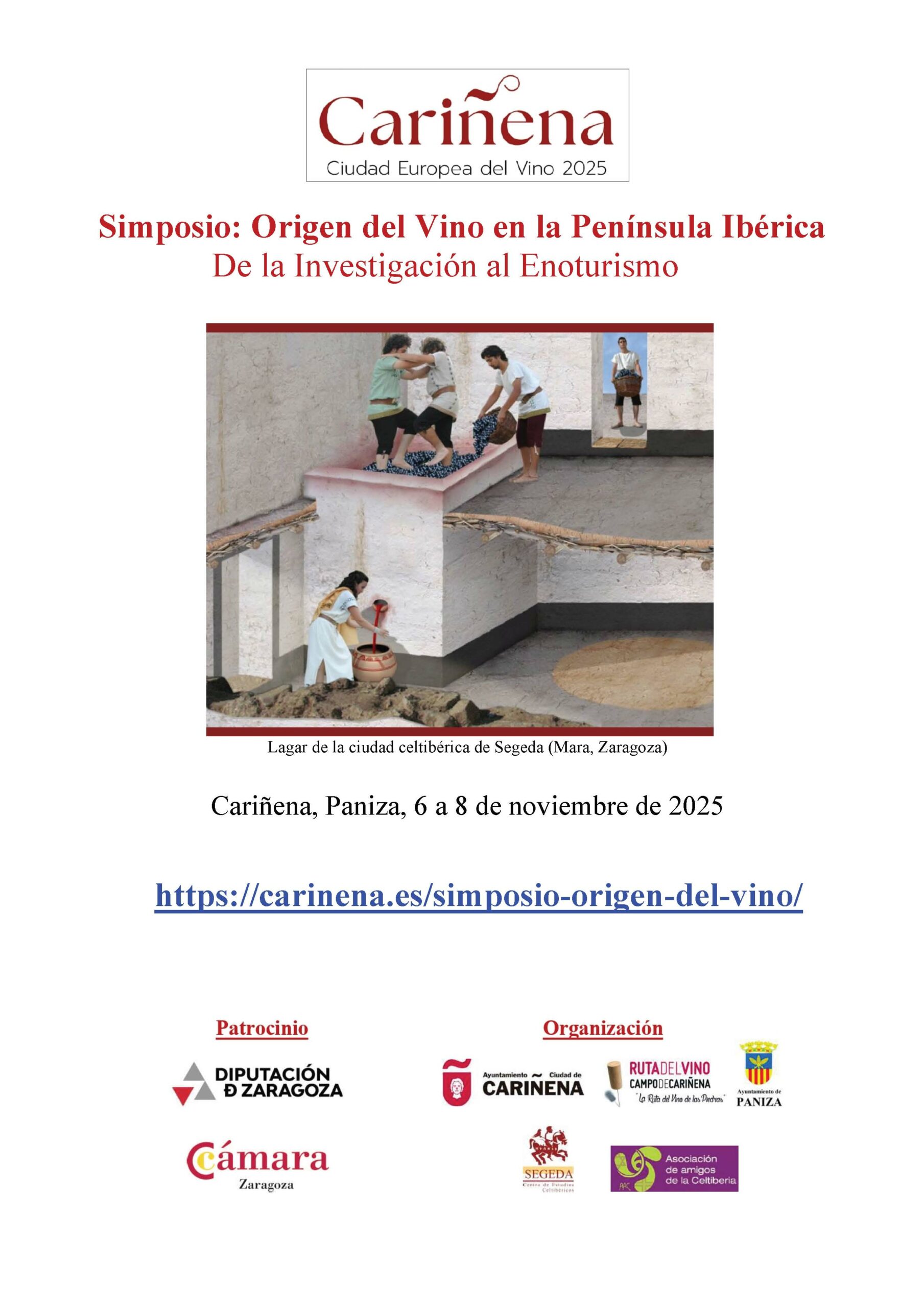 Cartel Simposio Origen del Vino scaled